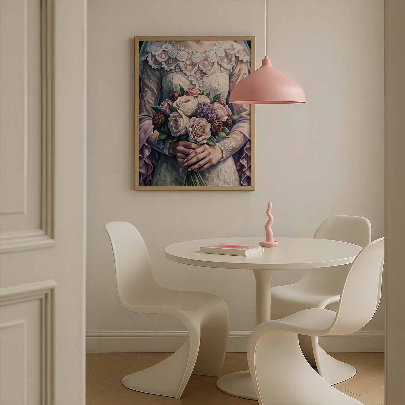 Romantische Bruidsbloemen Poster