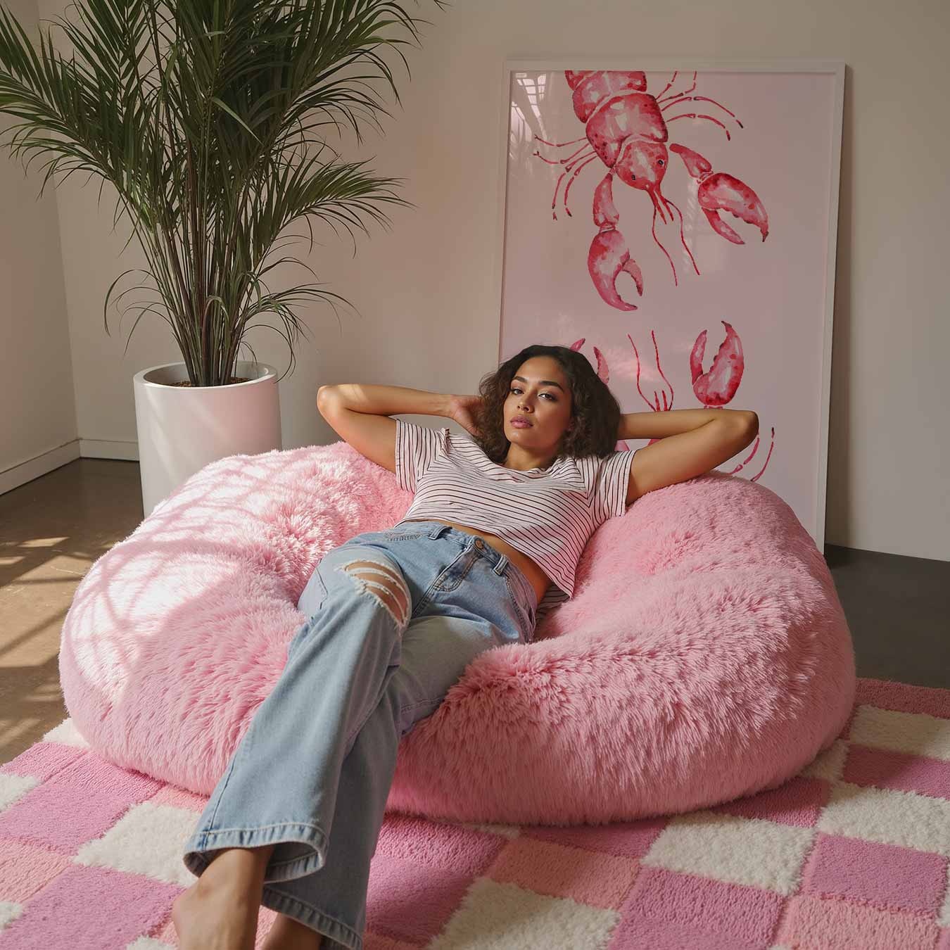 Waterverf Kreeften Poster-WallArtistic