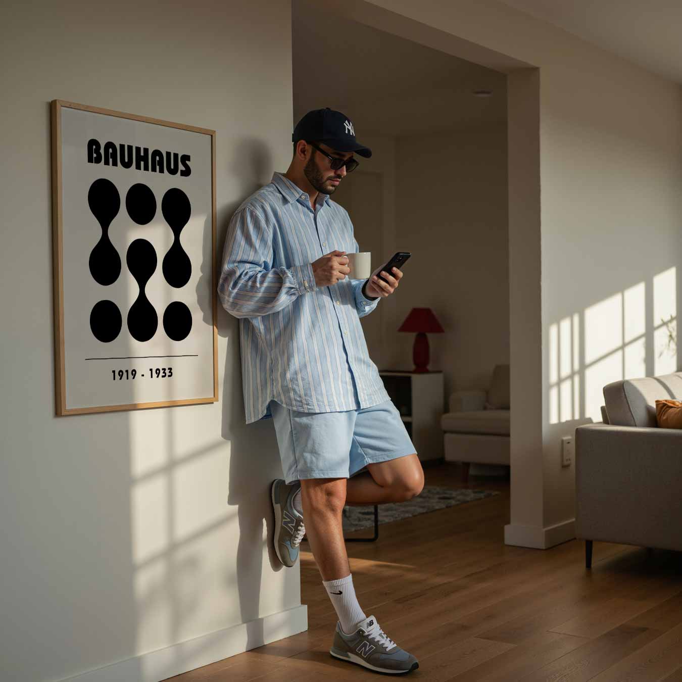 Bauhaus Elegantie Poster-WallArtistic