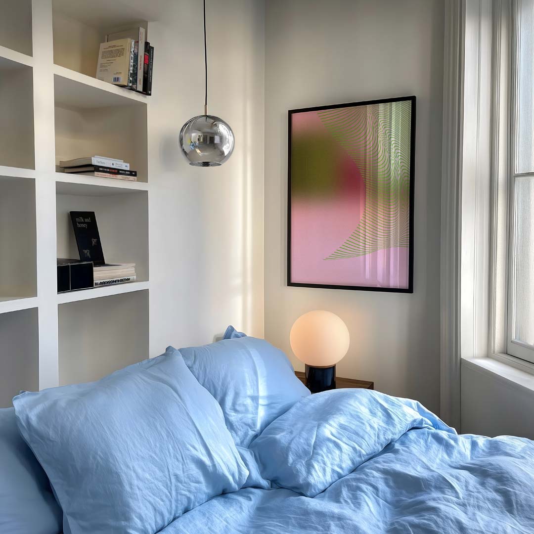 Golvende Elegantie Poster-WallArtistic