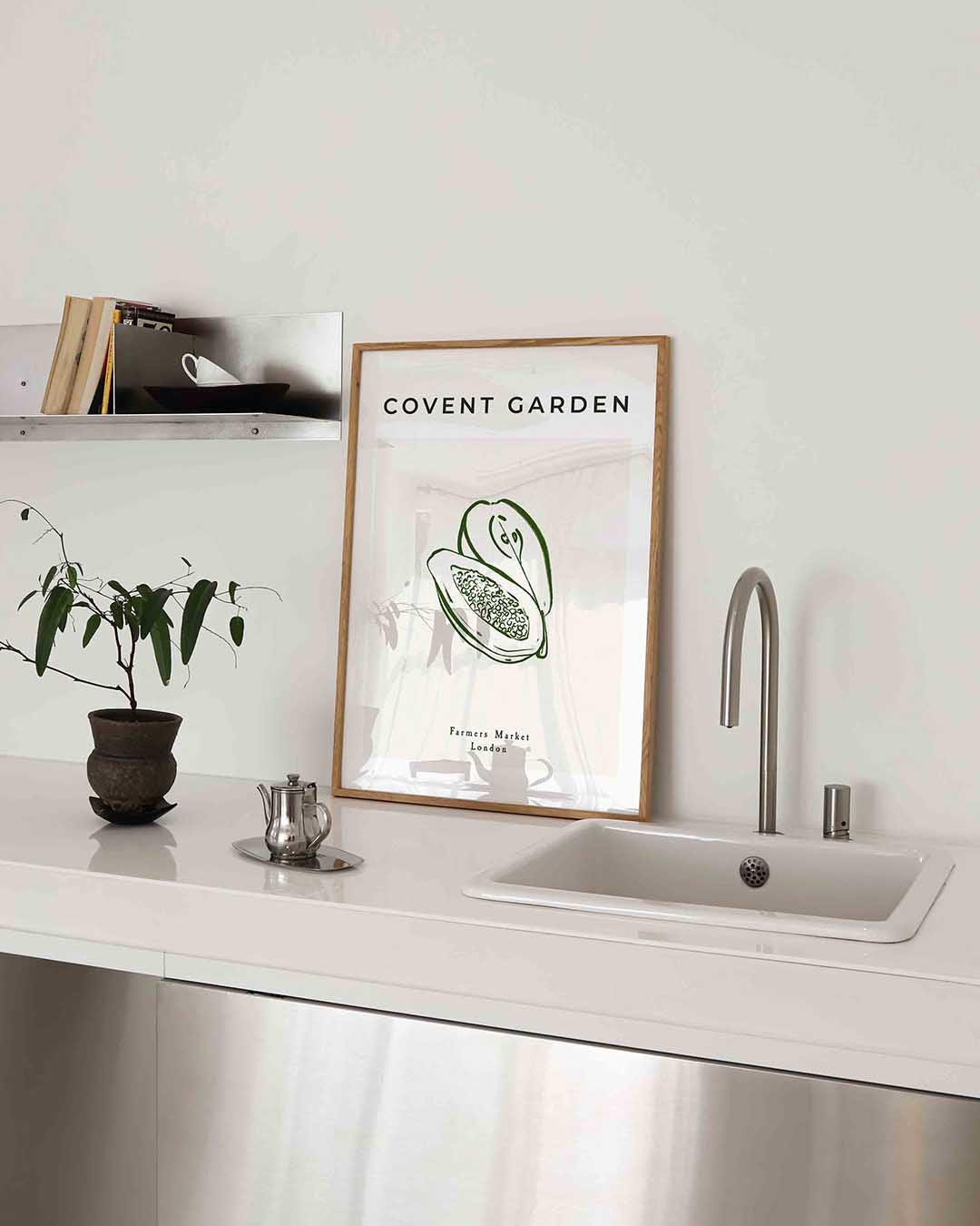 Papaya schets Poster