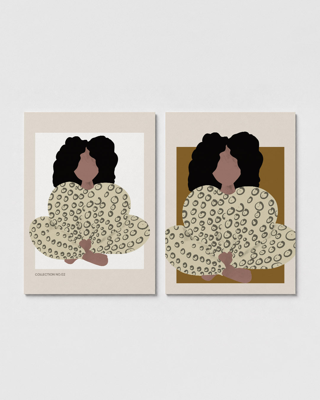 Vorm en patroon Posterset
