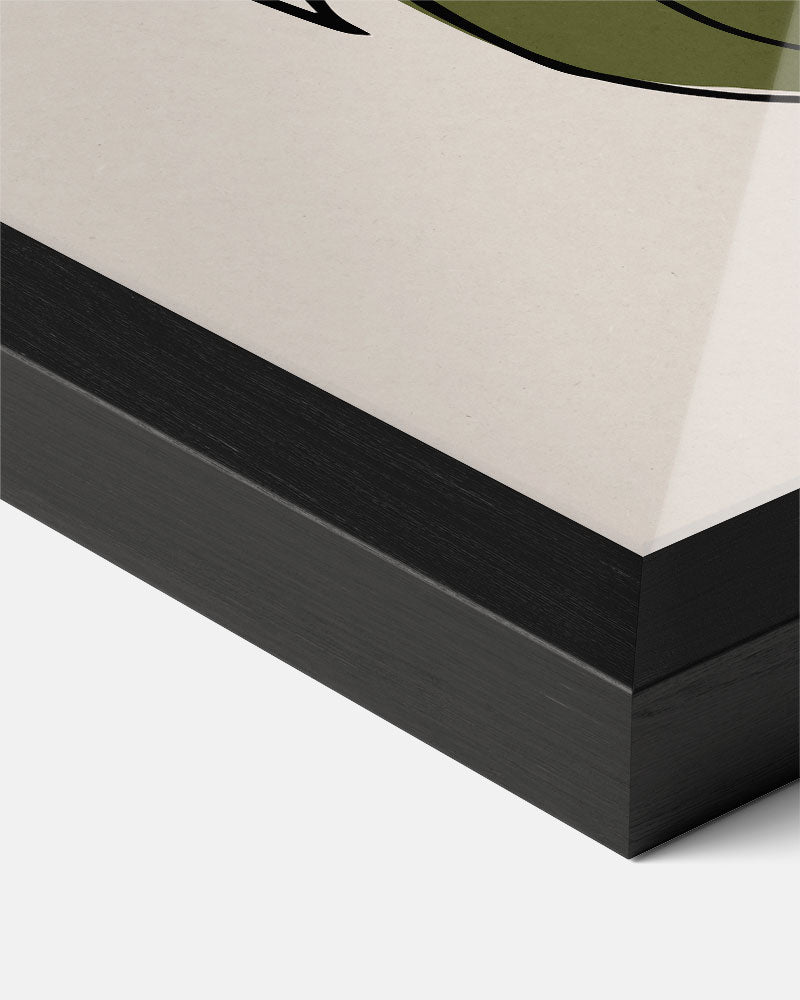 Minimalistische Groene Appels Poster-WallArtistic