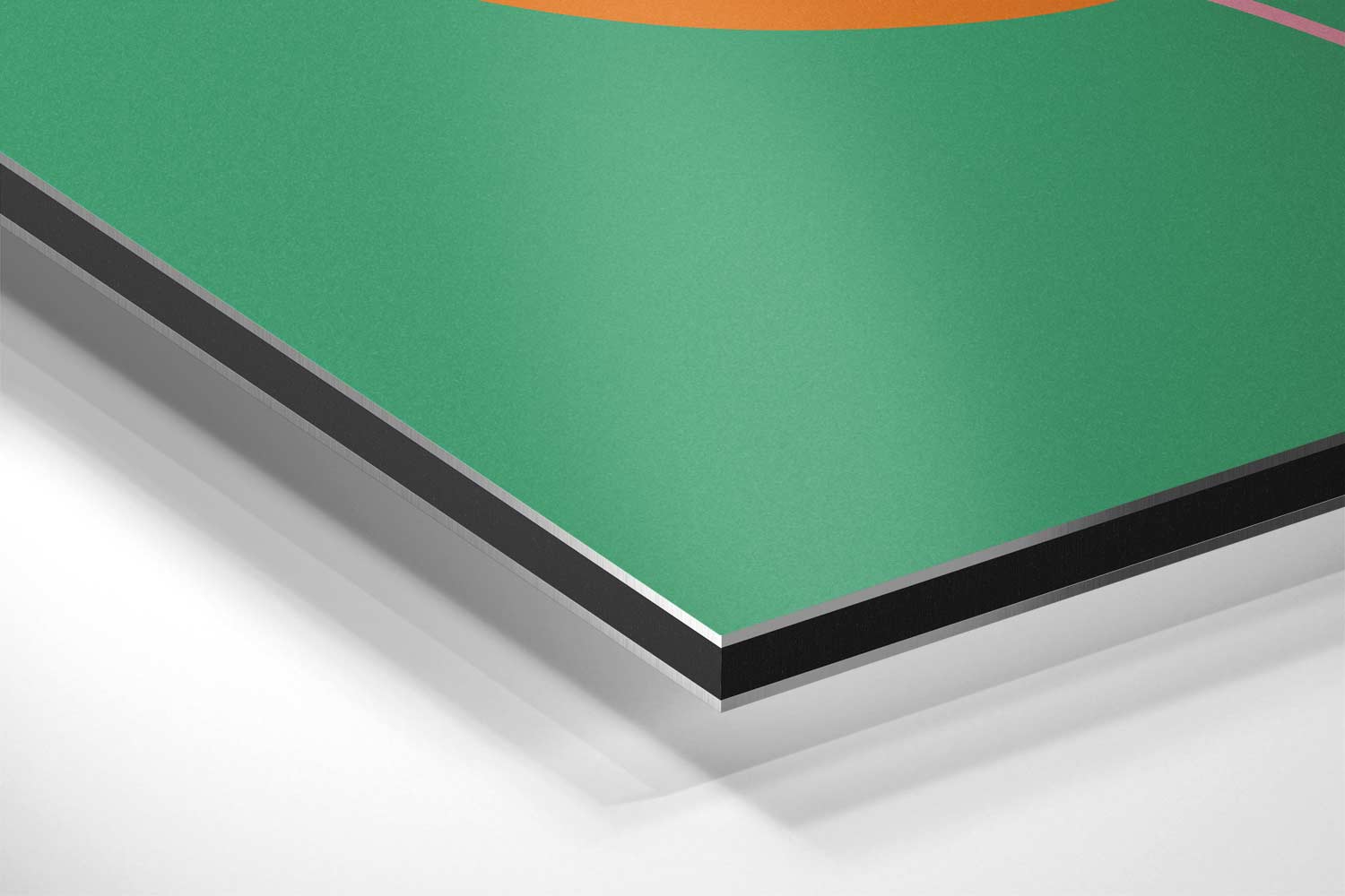 Vrolijke Bloem in de Wind Kunstwerk-canvas-dibond-plexiglas-wanddecoratie-WallArtistic