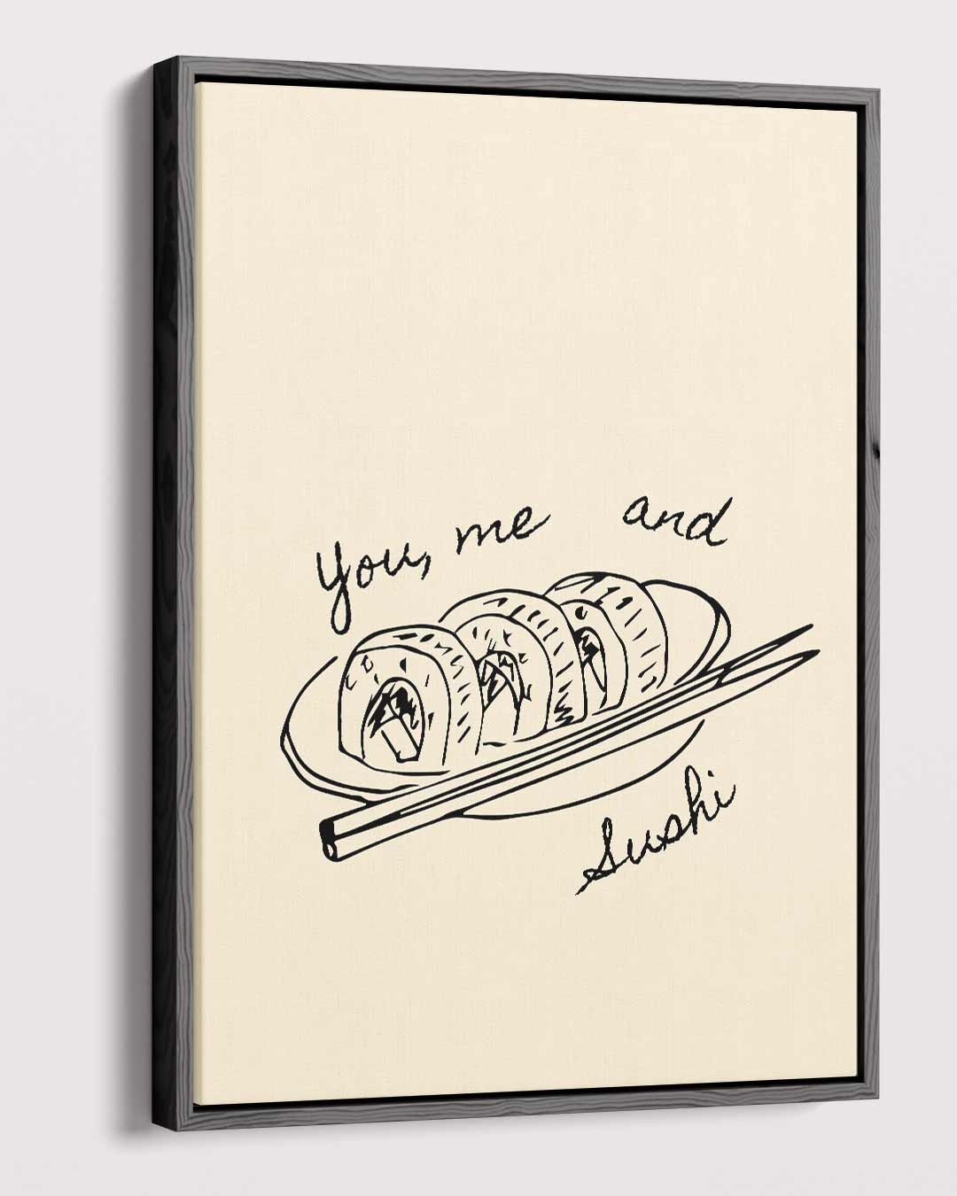 Sushi Art Print Kunstwerk-canvas-dibond-plexiglas-wanddecoratie-WallArtistic