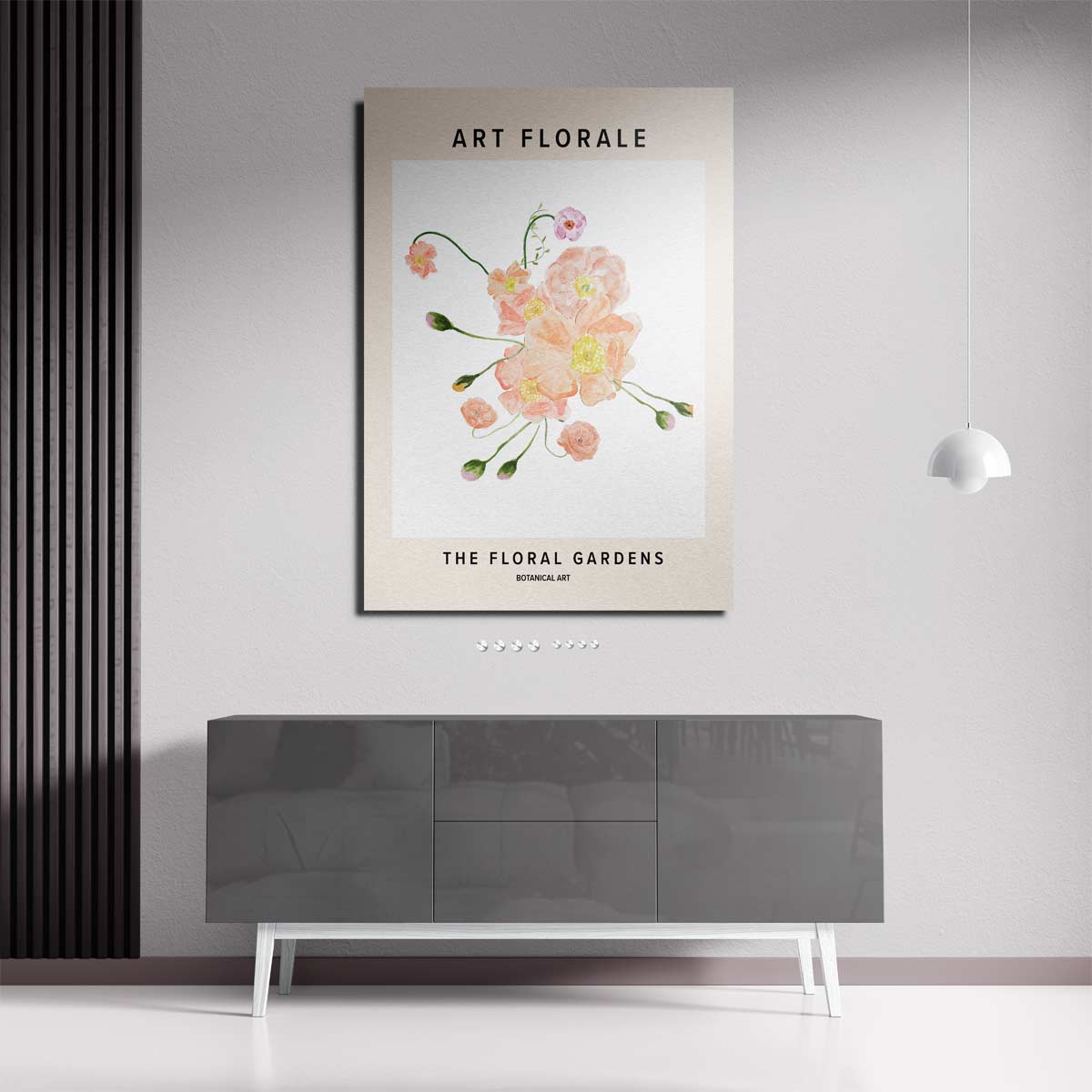 Bloeiende Tuinen Botanische Kunst Kunstwerk-canvas-dibond-plexiglas-wanddecoratie-WallArtistic