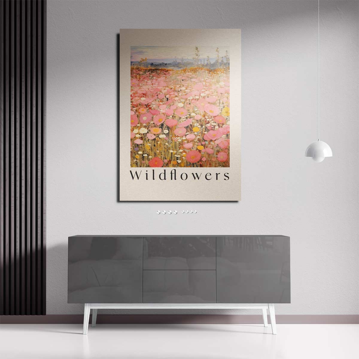 Velden vol Wilde Bloemen Kunstwerk-canvas-dibond-plexiglas-wanddecoratie-WallArtistic