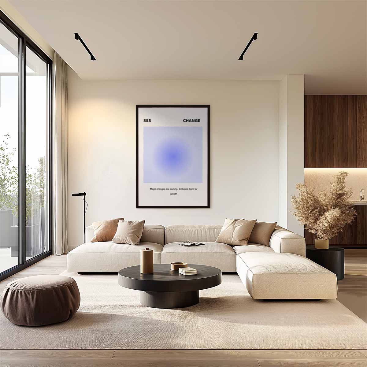 Inspirerende 555 Veranderingen Poster Kunstwerk-canvas-dibond-plexiglas-wanddecoratie-WallArtistic