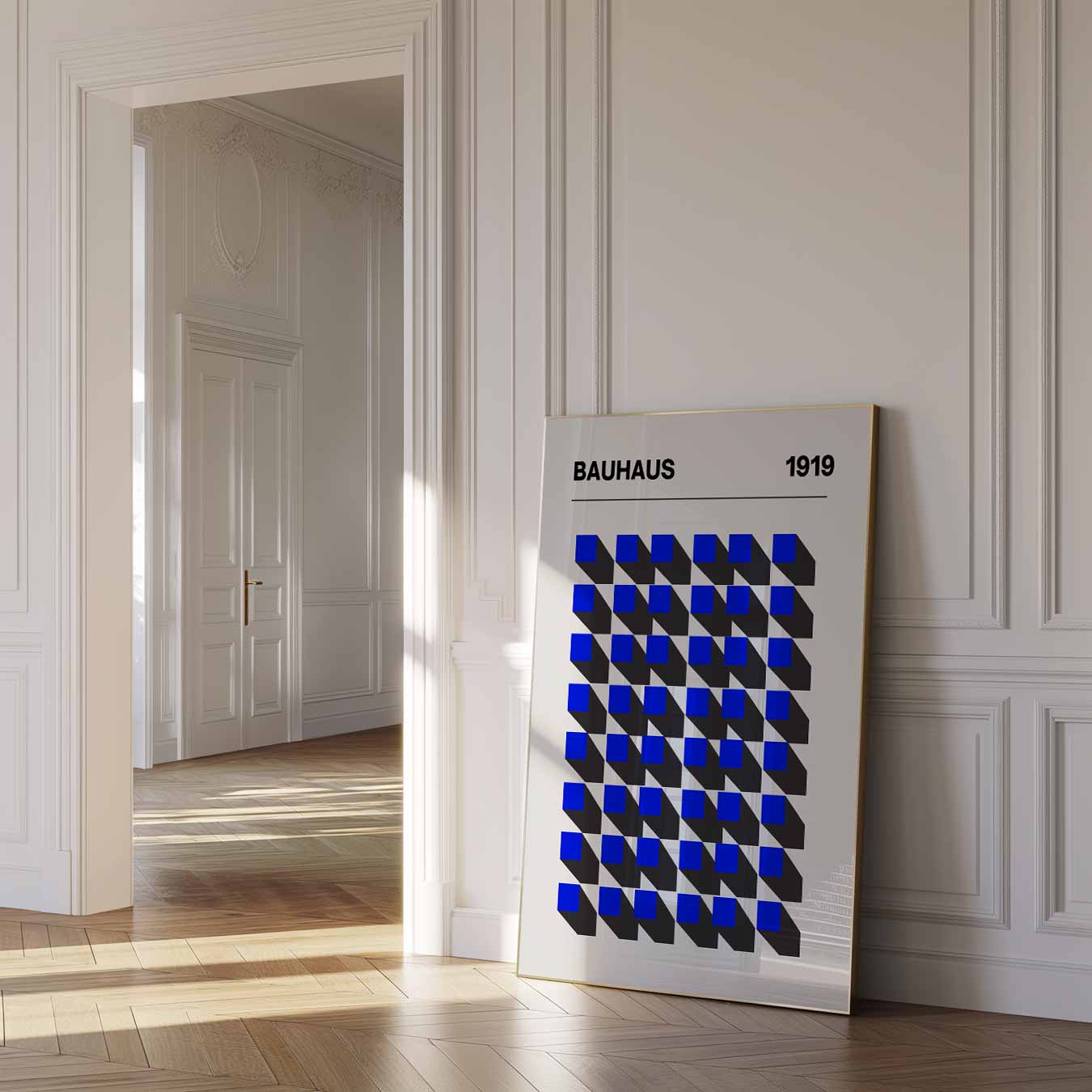 Bauhaus Retro Wanddecoratie Poster-WallArtistic