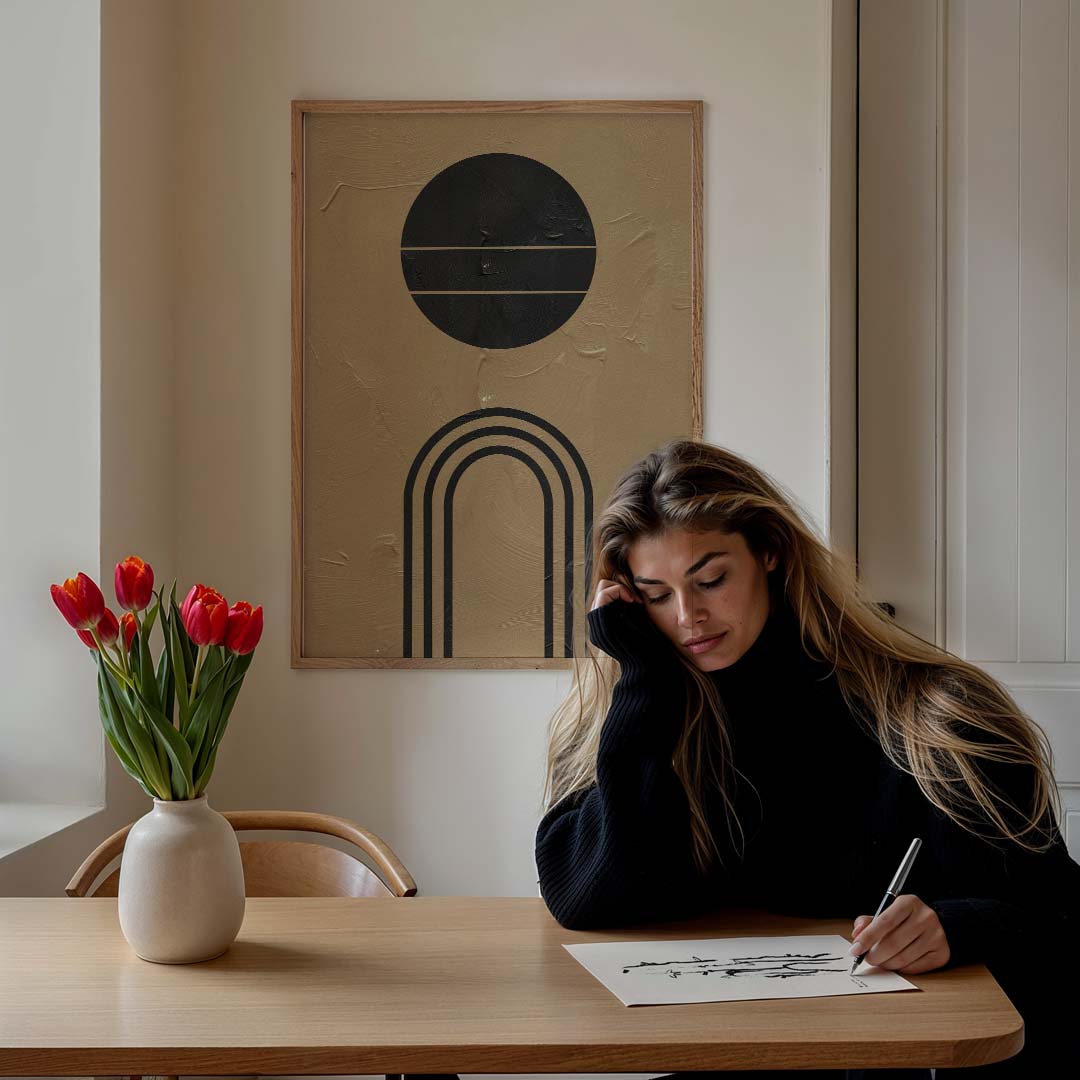 Minimalistische Retro Poster-WallArtistic