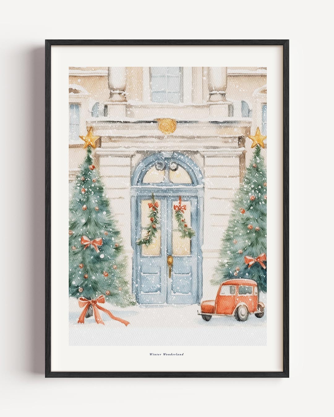 Winter Wonderland Deurposter-WallArtistic