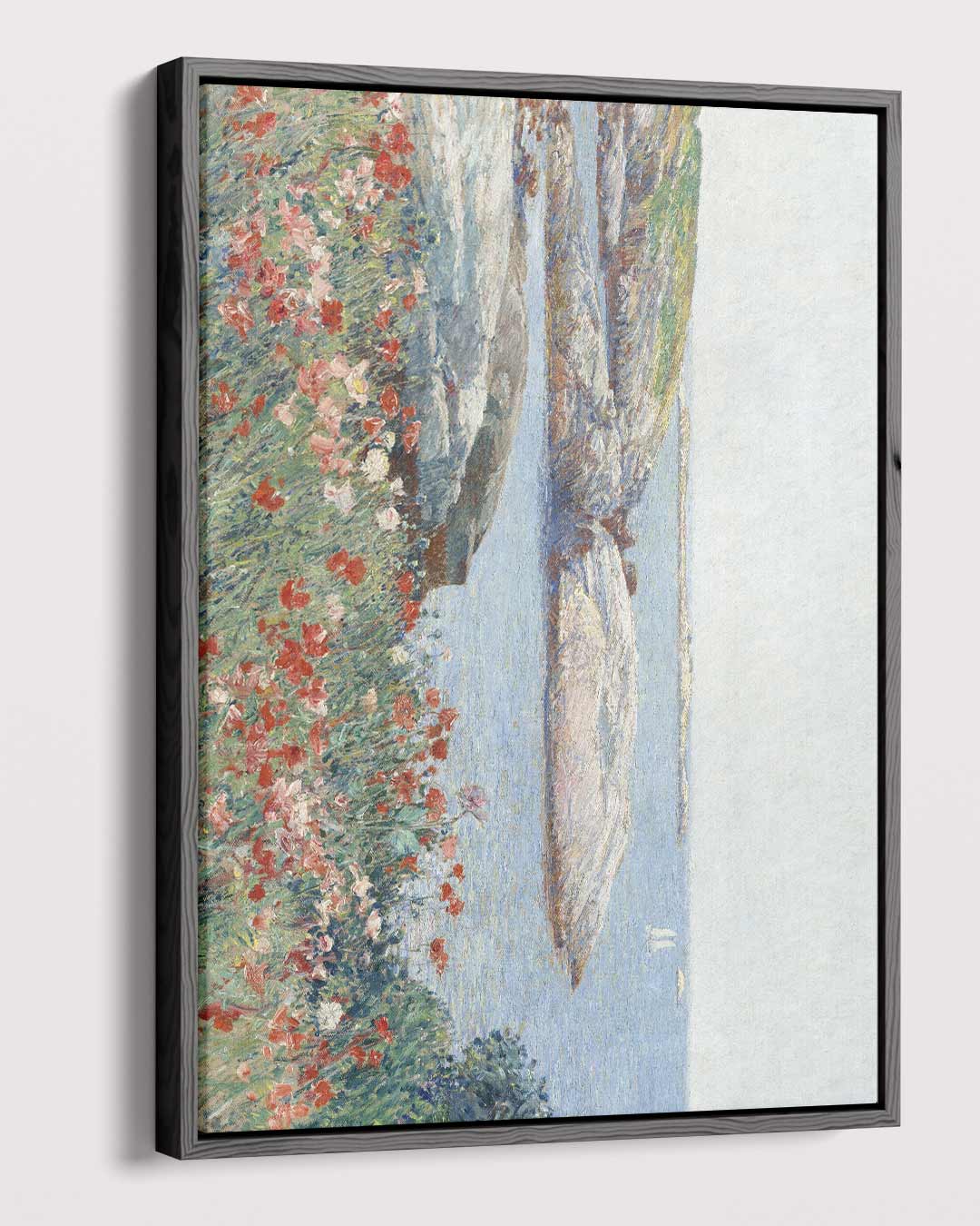 Impressionistisch Landschap met Bloemen Kunstwerk-canvas-dibond-plexiglas-wanddecoratie-WallArtistic