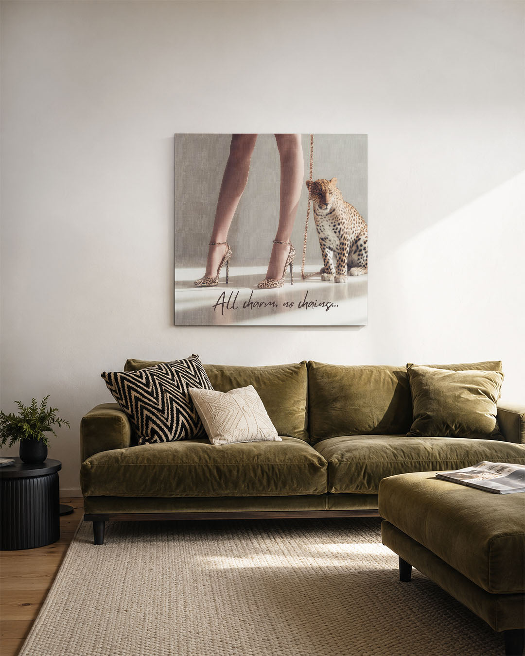 Elegante dierenprint Kunstwerk