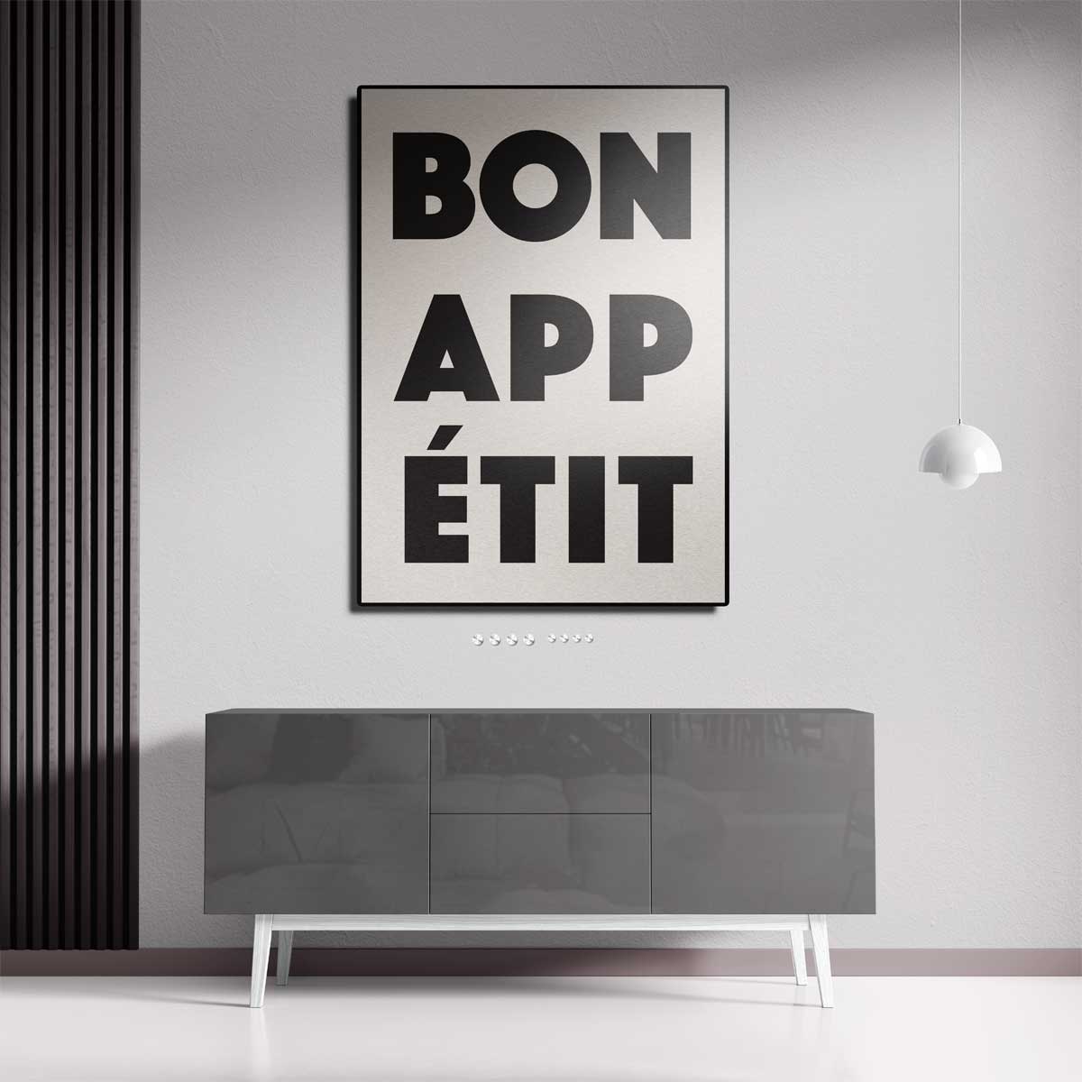 Bon Appétit Typografie Poster