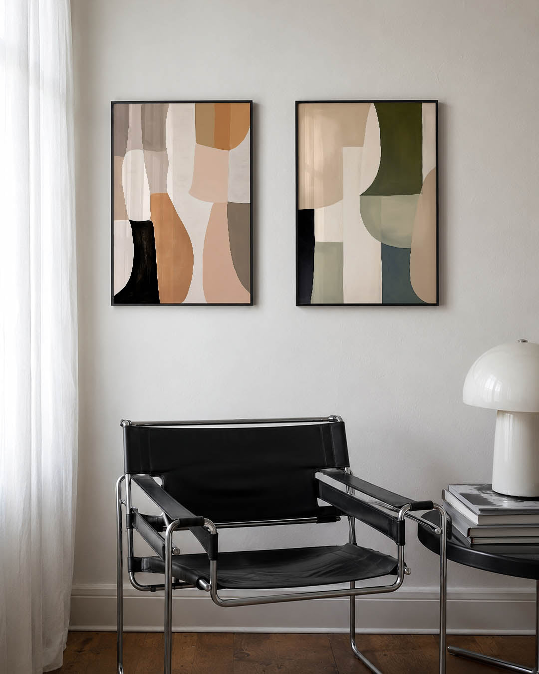 Vorm en kleurenspel Posterset
