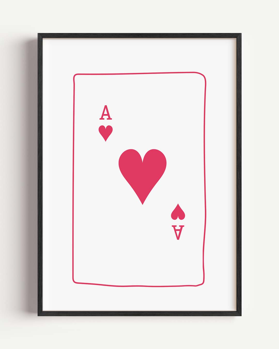 Ace of Hearts Poster-WallArtistic