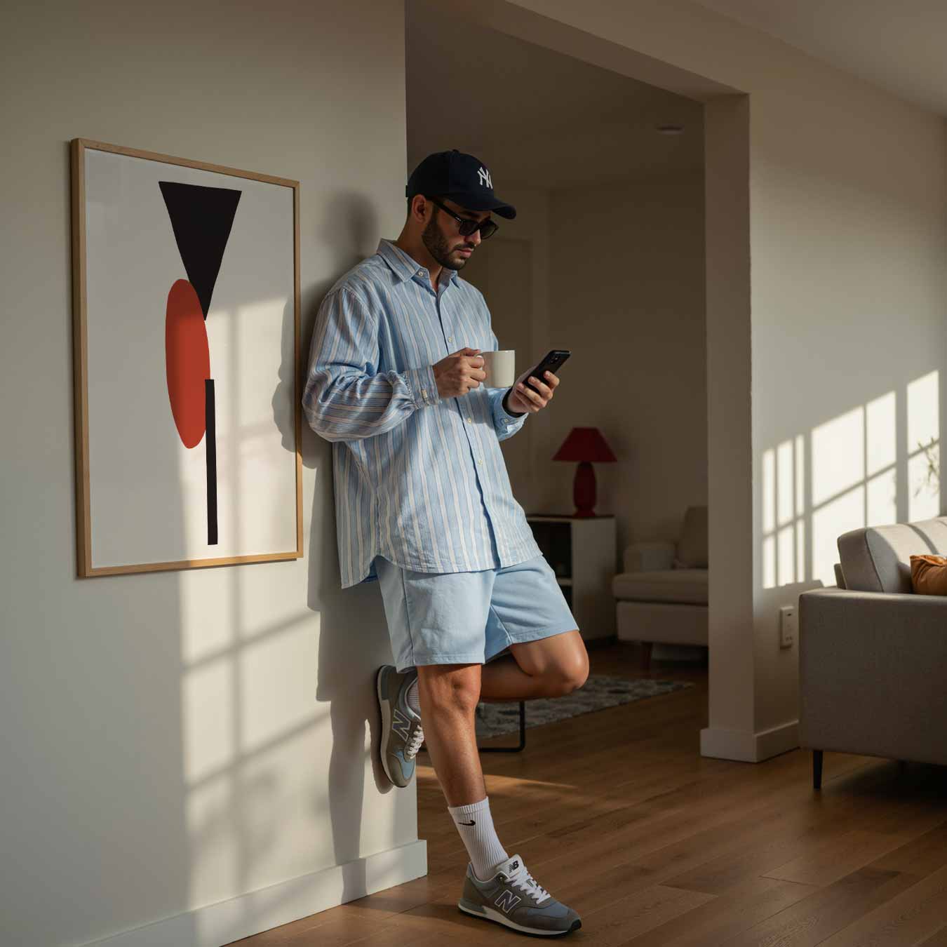 Abstracte Vormen Poster-WallArtistic