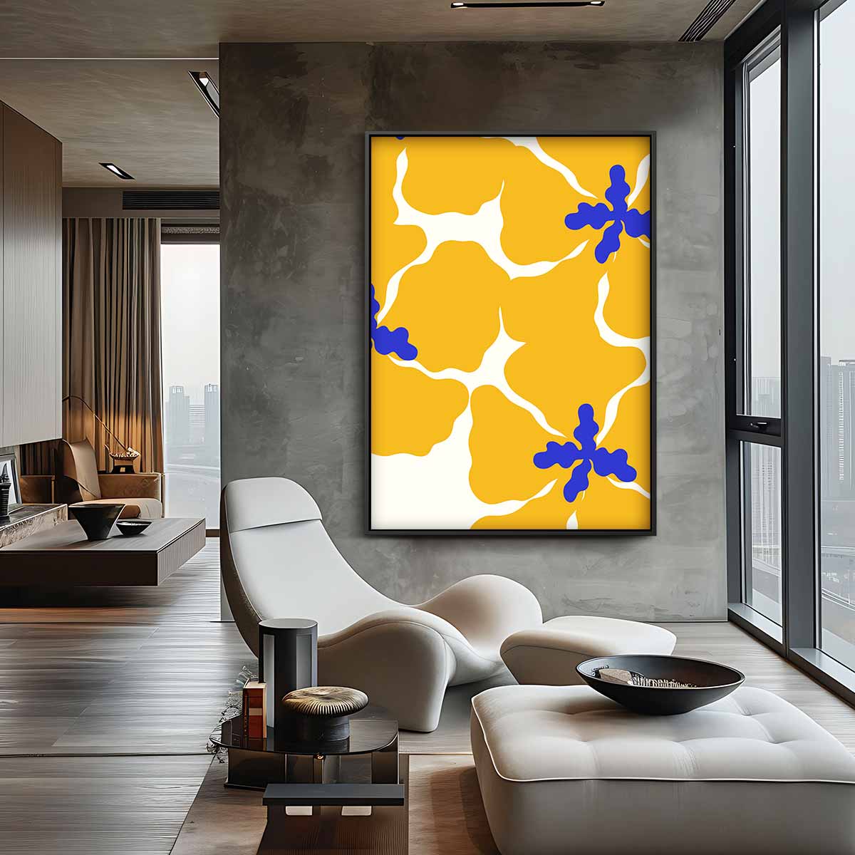 Bloemen van Vreugde Kunstwerk-canvas-dibond-plexiglas-wanddecoratie-WallArtistic