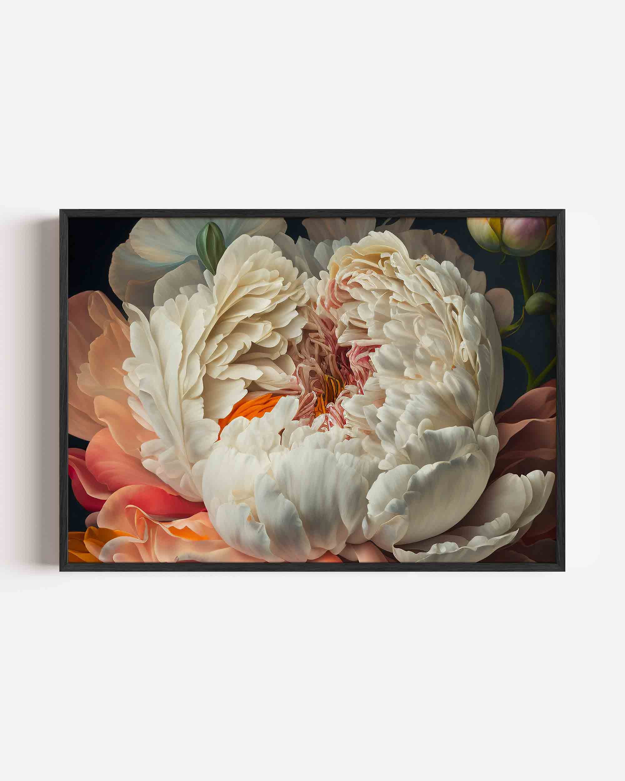 Bloemrijke close up Poster