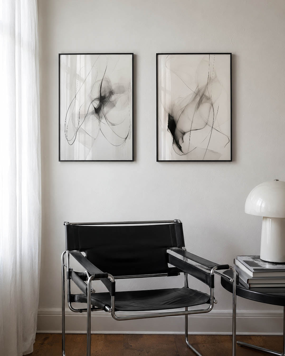 Lijnenspel en vormen Posterset