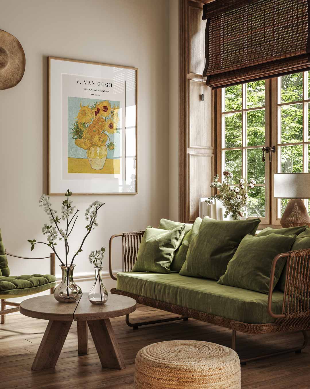 Van Gogh's Zonnebloemen Poster-WallArtistic