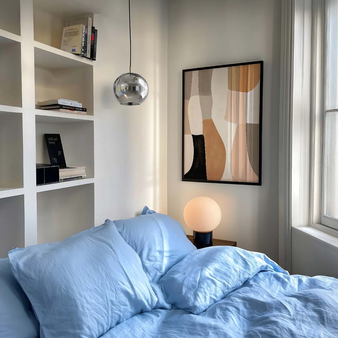 Abstracte Aardetinten Wanddecoratie Poster-WallArtistic