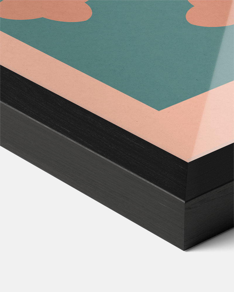 Moderne Kunst Bloemmotief Poster-WallArtistic