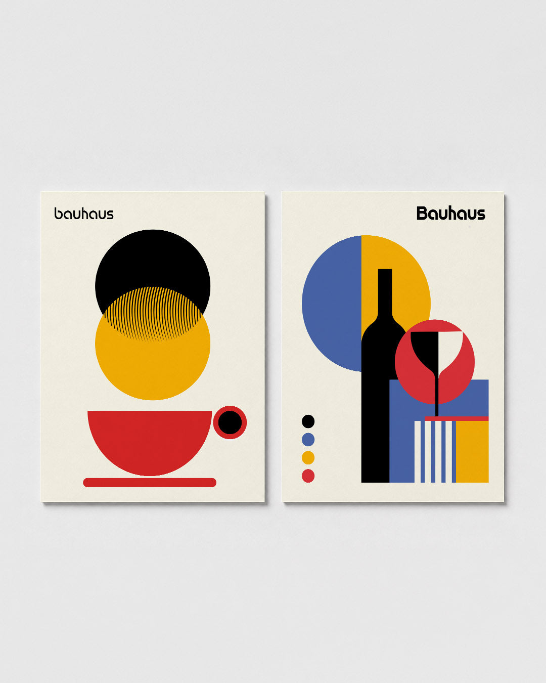Vormen en vlakkenspel Posterset