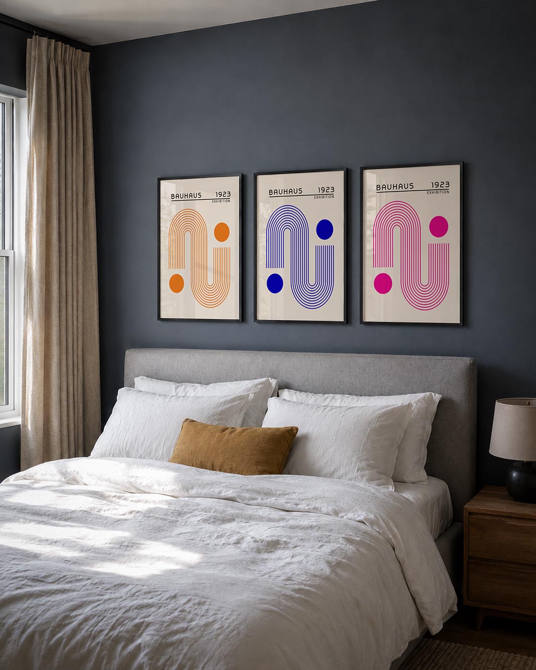 Lijnen en cirkel Posterset