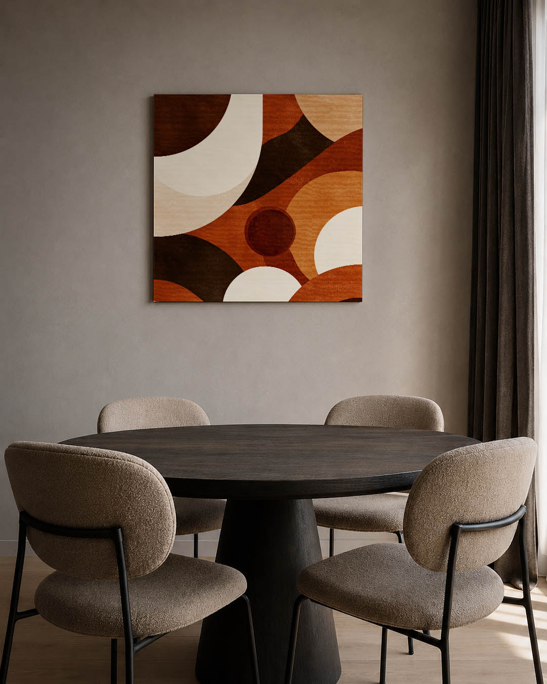 Organische vormen compositie Kunstwerk