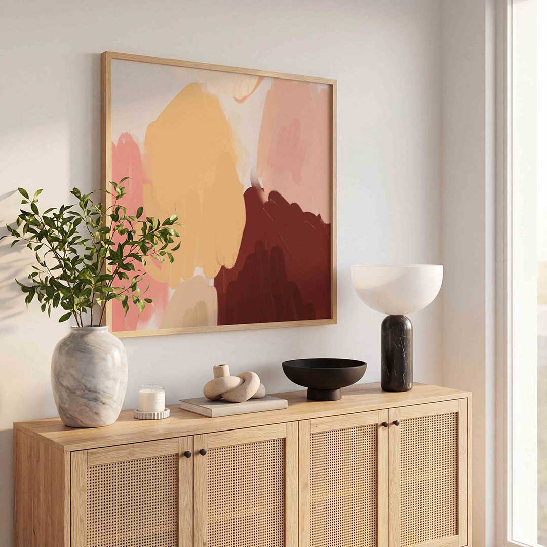 Abstracte vormen Poster