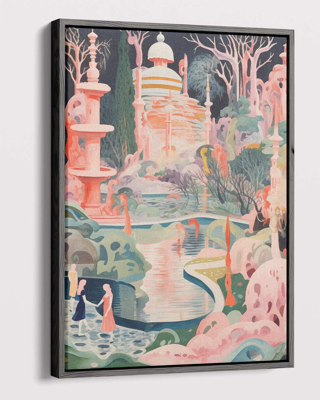 Magische Droomwereld Kunstwerk-canvas-dibond-plexiglas-wanddecoratie-WallArtistic