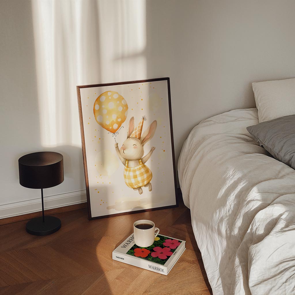 Vrolijke Konijntje Poster-WallArtistic