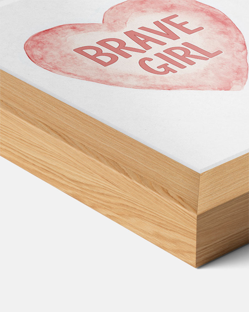 Dappere Meisjes Hart Poster