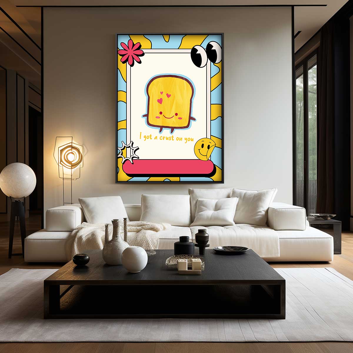 Liefdesbroodje Kunstwerk-canvas-dibond-plexiglas-wanddecoratie-WallArtistic