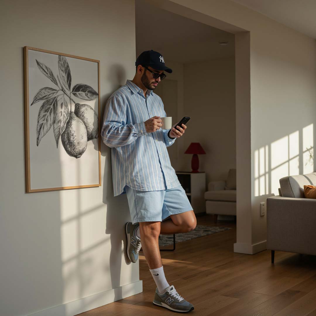 Zwarte en Witte Citroen Illustratie Poster-WallArtistic