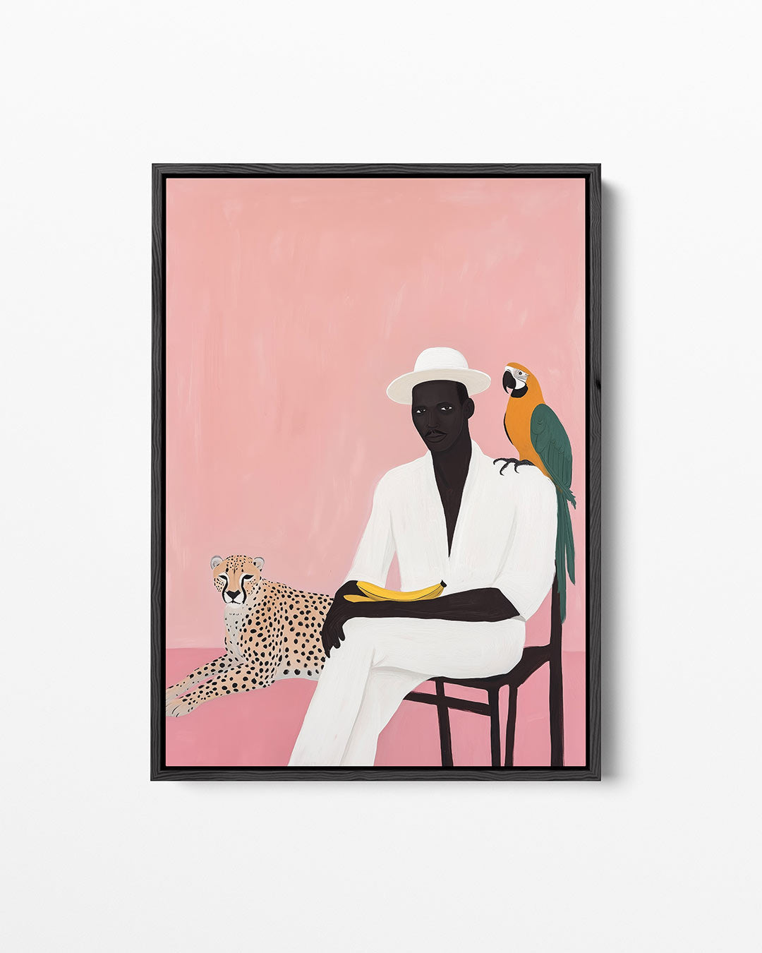 Dierlijke ontmoeting Kunstwerk