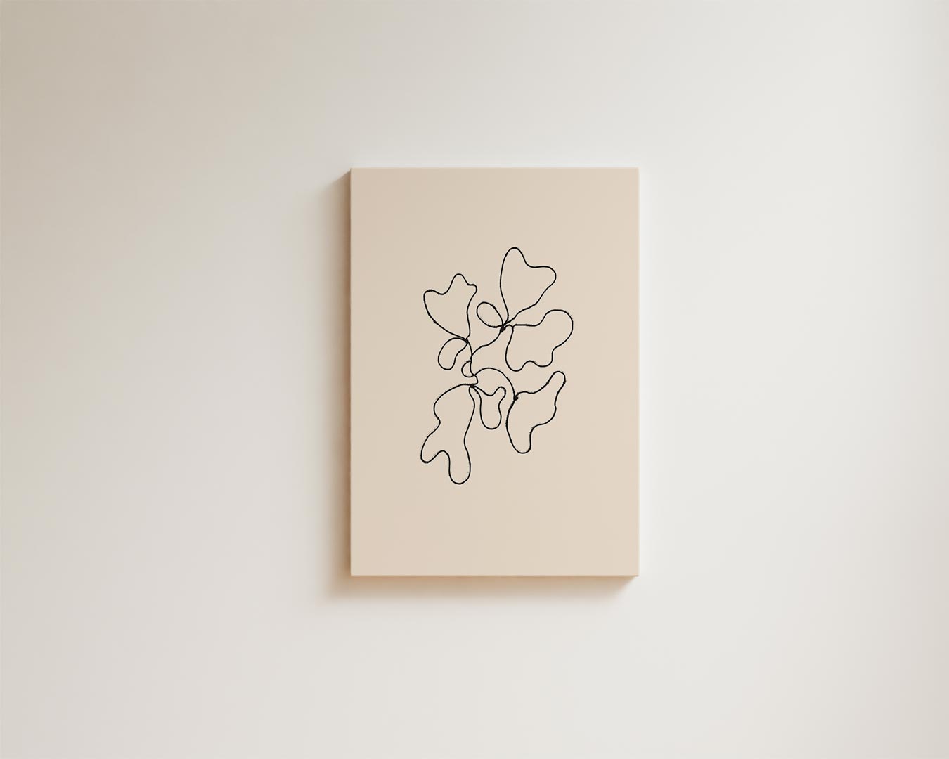Speelse Lijnvormen Wandkunst Kunstwerk-canvas-dibond-plexiglas-wanddecoratie-WallArtistic