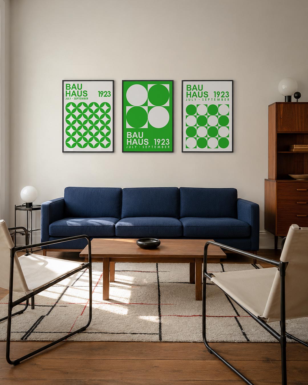 Groene cirkelpatronen Posterset