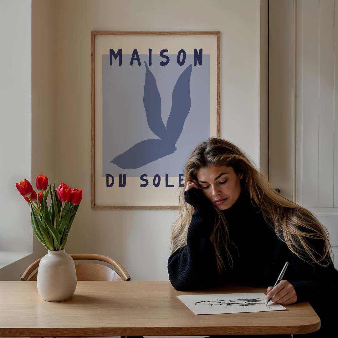Maison du Soleil Art Poster-WallArtistic