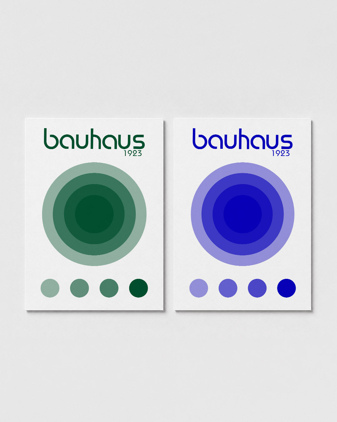 Cirkel en kleur Posterset