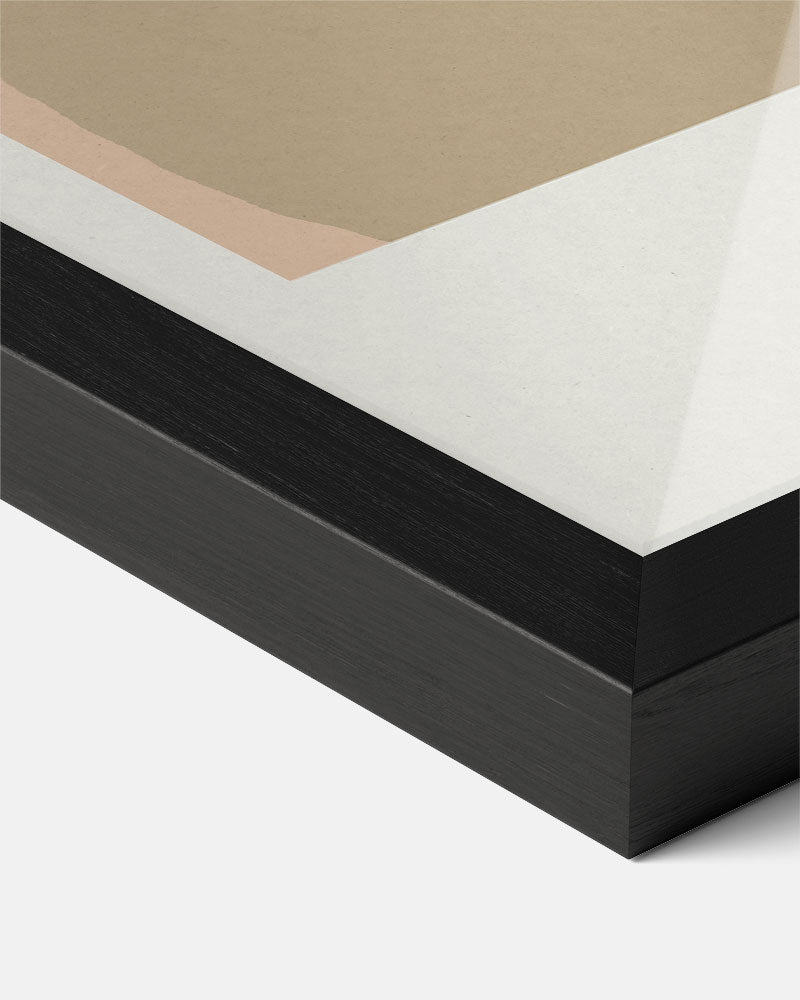 Abstracte Aardetinten Kunstposter-WallArtistic