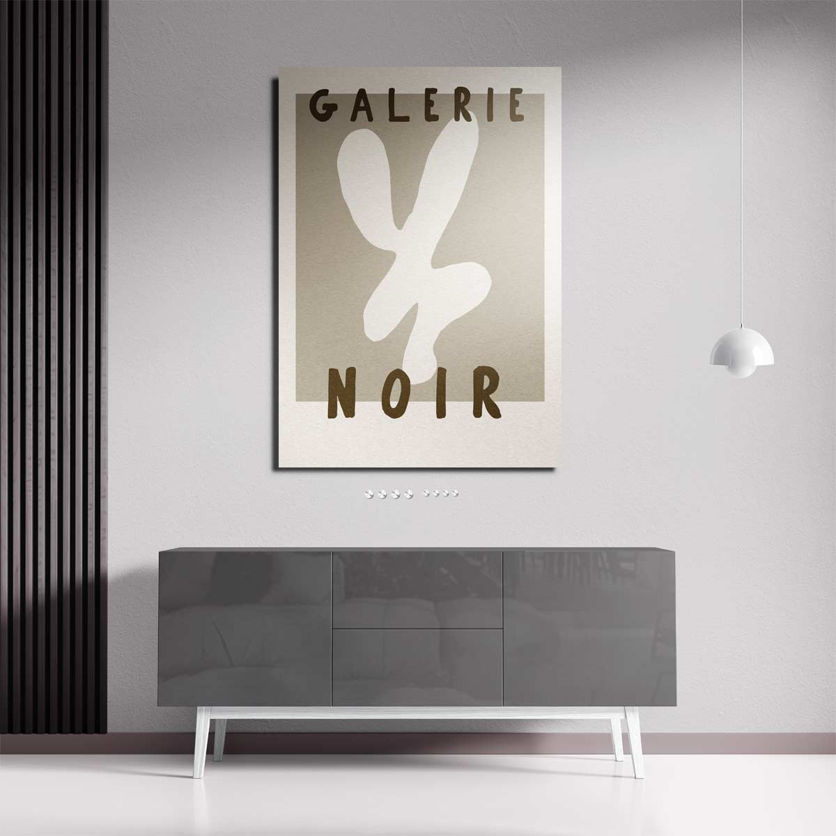 Minimalistisch Creatief Abstract in Beige Kunstwerk-canvas-dibond-plexiglas-wanddecoratie-WallArtistic