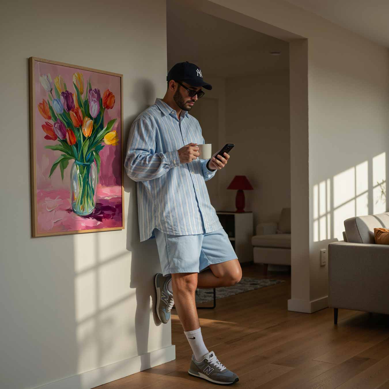 Kleurrijke Tulpenpracht Poster-WallArtistic