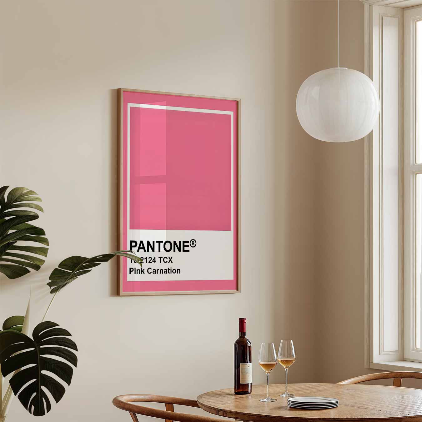 Pantone Pink Carnation Poster
