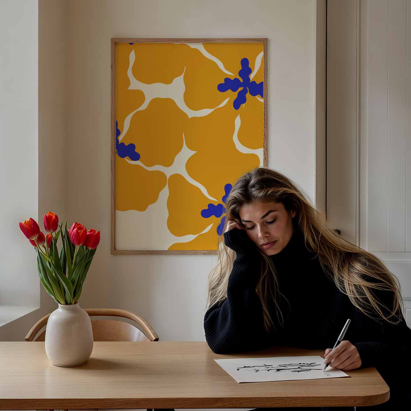 Bloemrijke Fantasie Poster