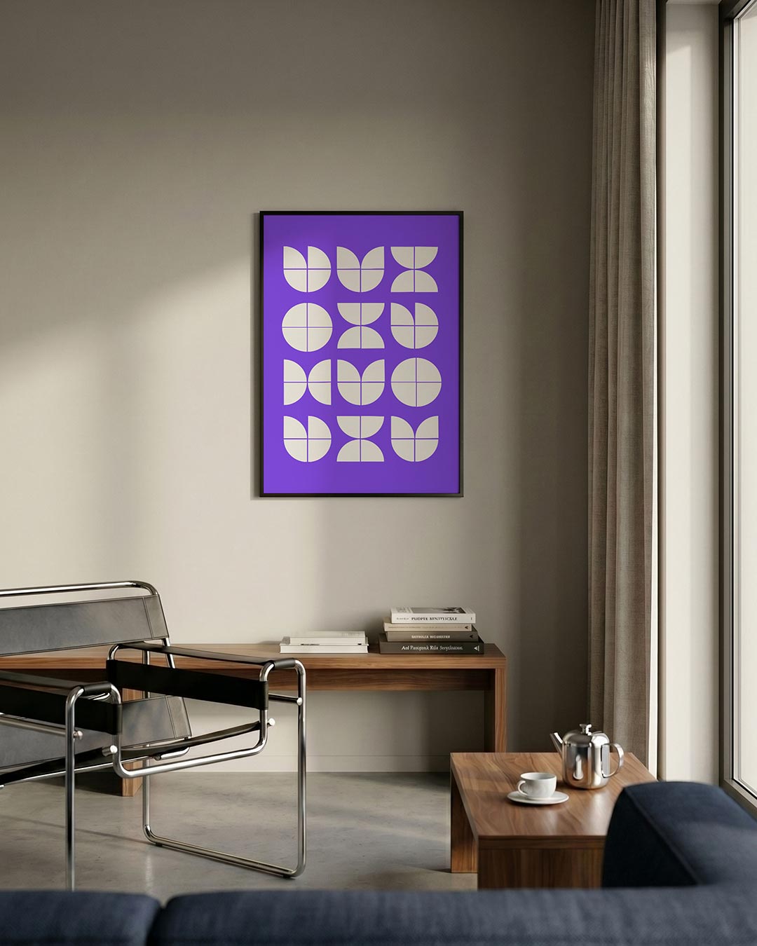Vormritme en kleur Poster