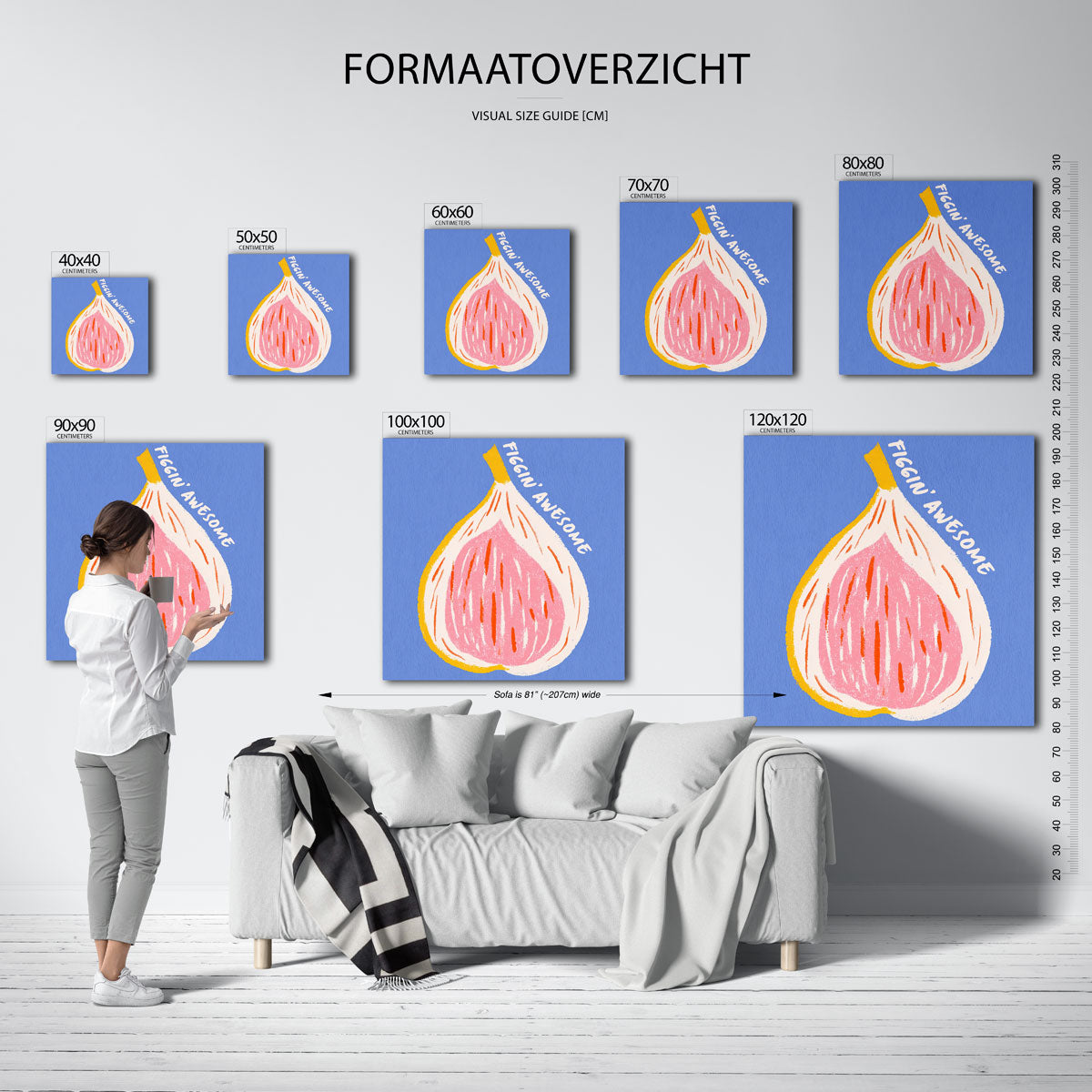 Vijg met tekst Poster