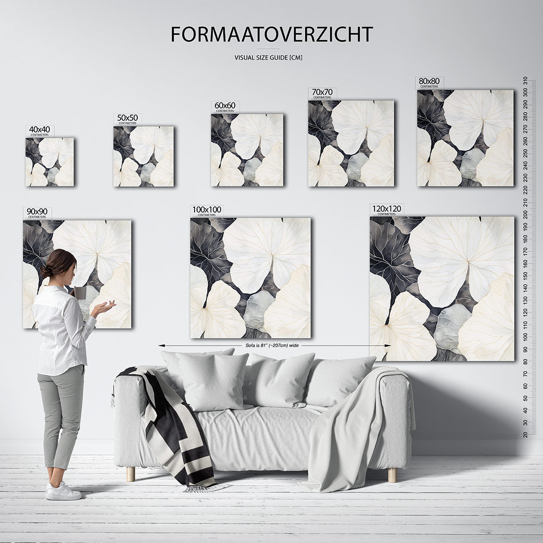 Organische lijnen Kunstwerk