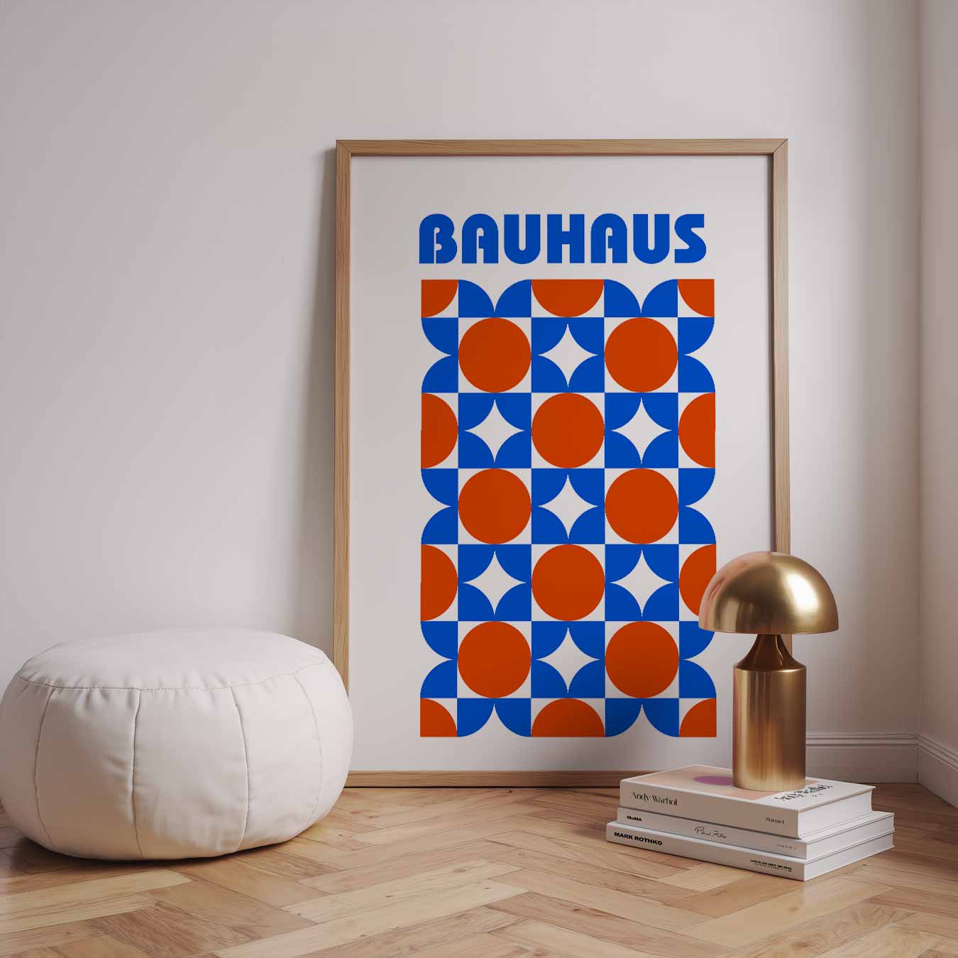 Stijlvolle Bauhaus Geometrische Poster-WallArtistic